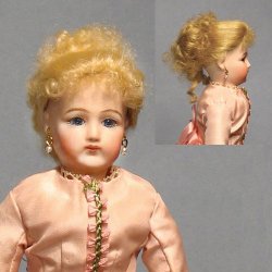 Lillian Mohair Wig For 8" French Fashion Dolls