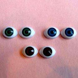 Deluxe Synthetic Oval Eyes