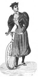 Bicycling Costume 1894-Mini Magic Pattern or Kit