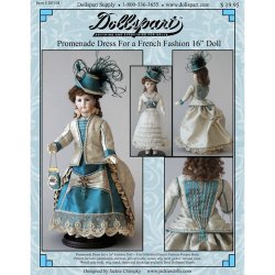 Promenade Dress For 16" French Fashion Doll