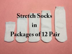 Stretch Socks - Dozen Lots