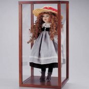Wood & Acrylic Doll Case