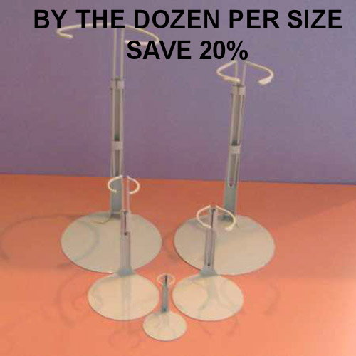 2601 DELUXE SLIM WAIST DOLL STAND FOR 14-22 inch DOLLS 